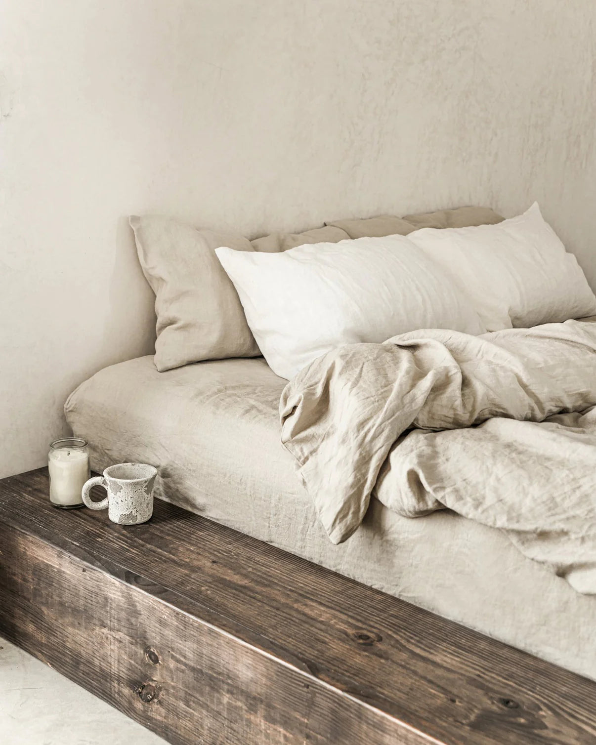 Natural linen Duvet Cover Queen