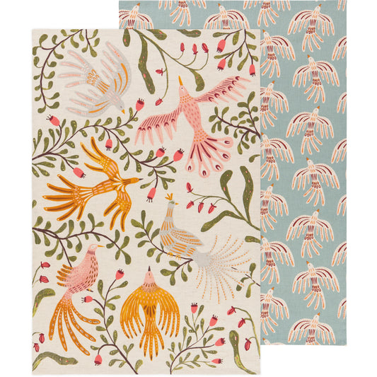 Plume dishtowels Set of 2