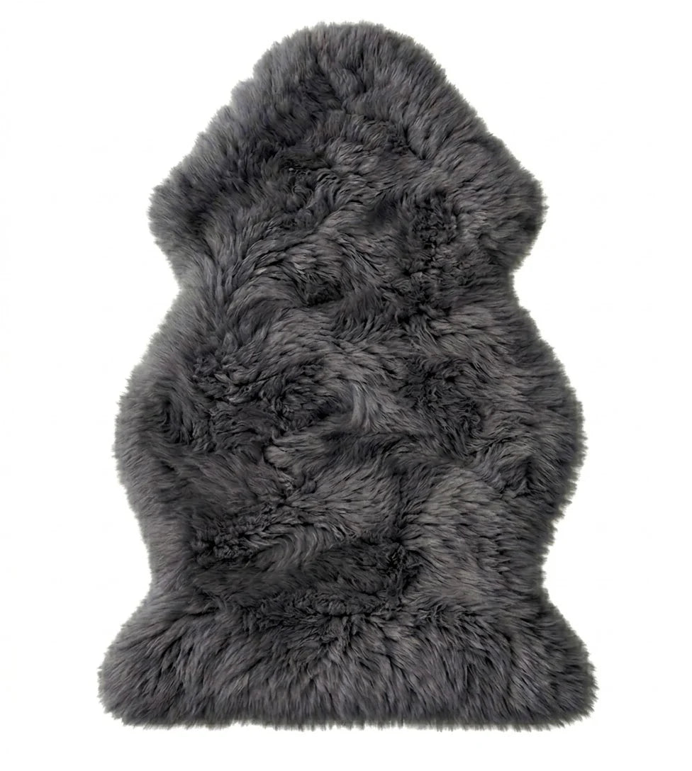 Coal sheepskin 2x3'