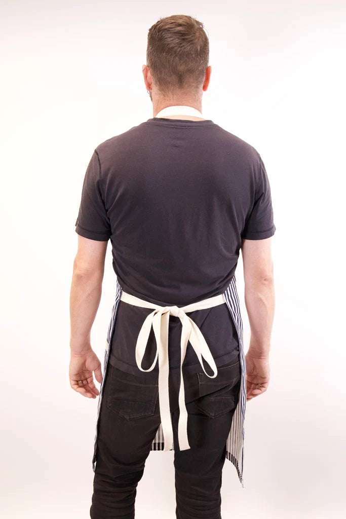French Striped Canvas Apron