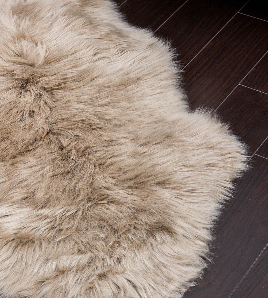 Taupe Double Sheepskin