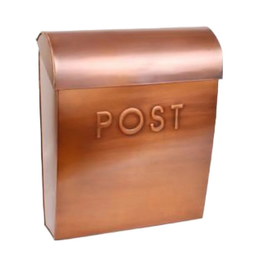 Sylvia Large Euro Mailbox Antique Copper