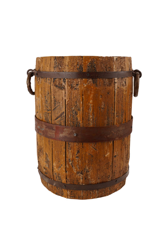 Yellow Farmhouse Trim Bucket 15 x 18"