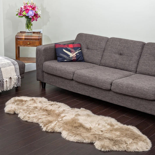 Taupe Double Sheepskin