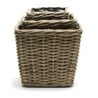 L square planter basket