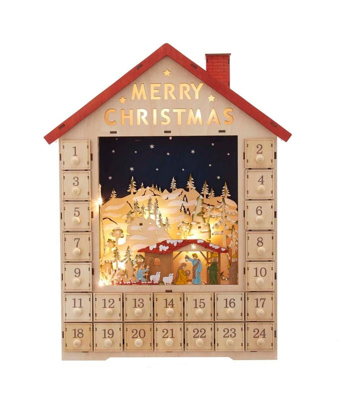 Battery operated LED Advent calendar