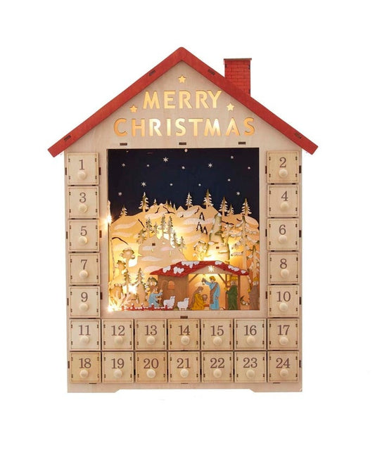 Battery operated LED Advent calendar