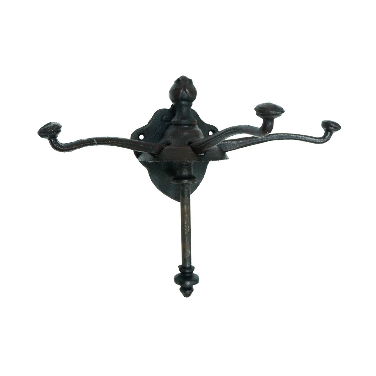 Sliding coat hook black
