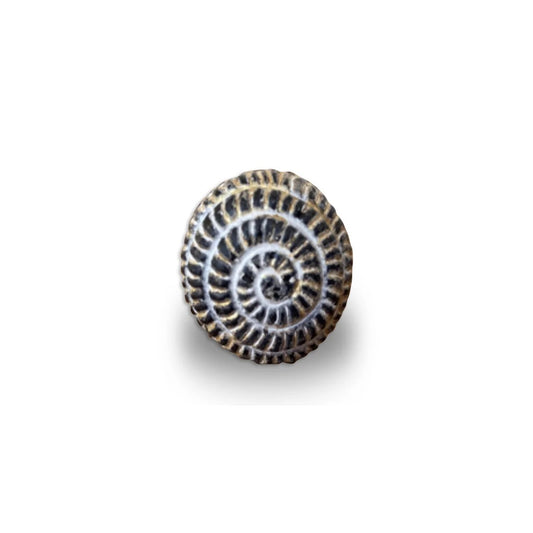 Swirl furniture white gold knob