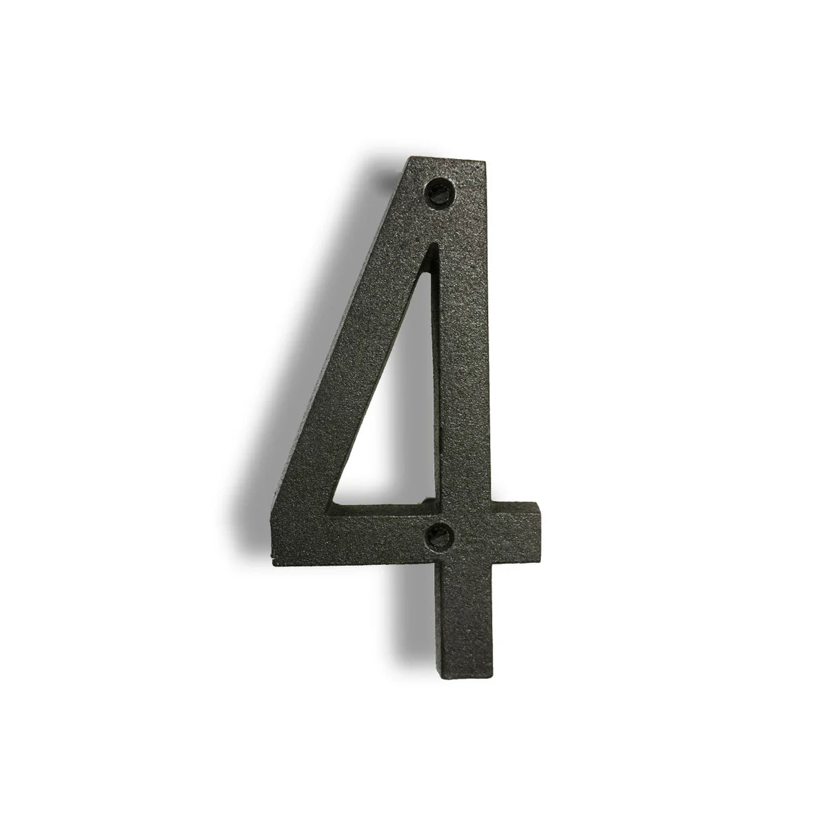 Wrought iron floating house numbers 6.5"
