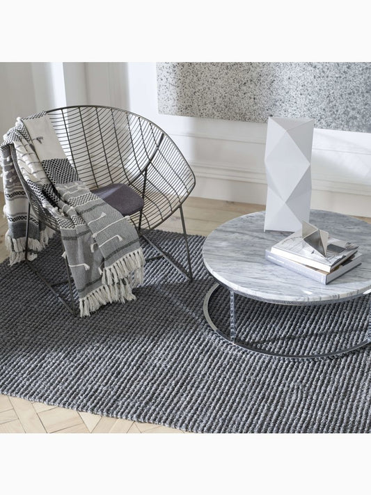 Lassen jute grey rug 8x10'