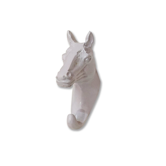 Iron horse hook white
